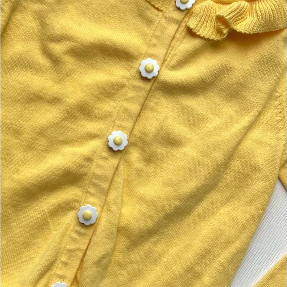 Gymboree Yellow Cardigan Sweater - Picture 6 of 7